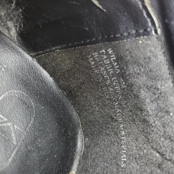 Kelsi Dagger Wilma Black Vegan Suede Fold over Wedge Booties Women's 6 - Picture 13 of 13